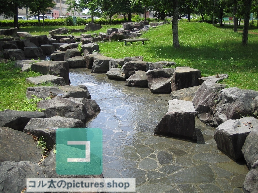 川のある風景②10枚・1セット