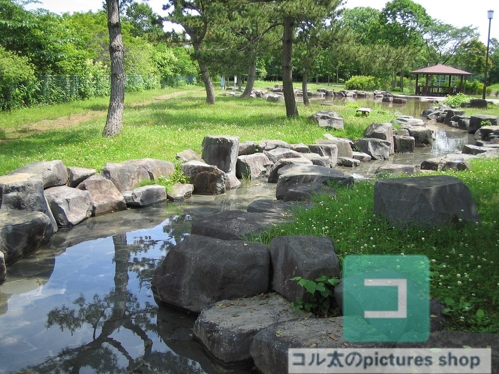 川のある風景②10枚・1セット