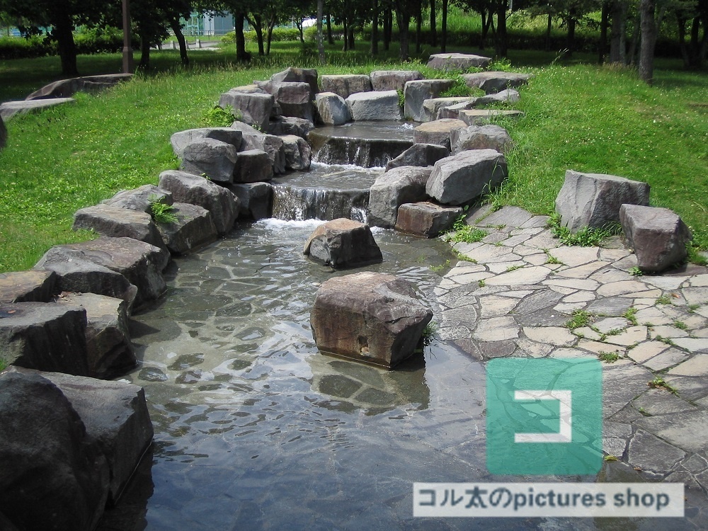 川のある風景②10枚・1セット