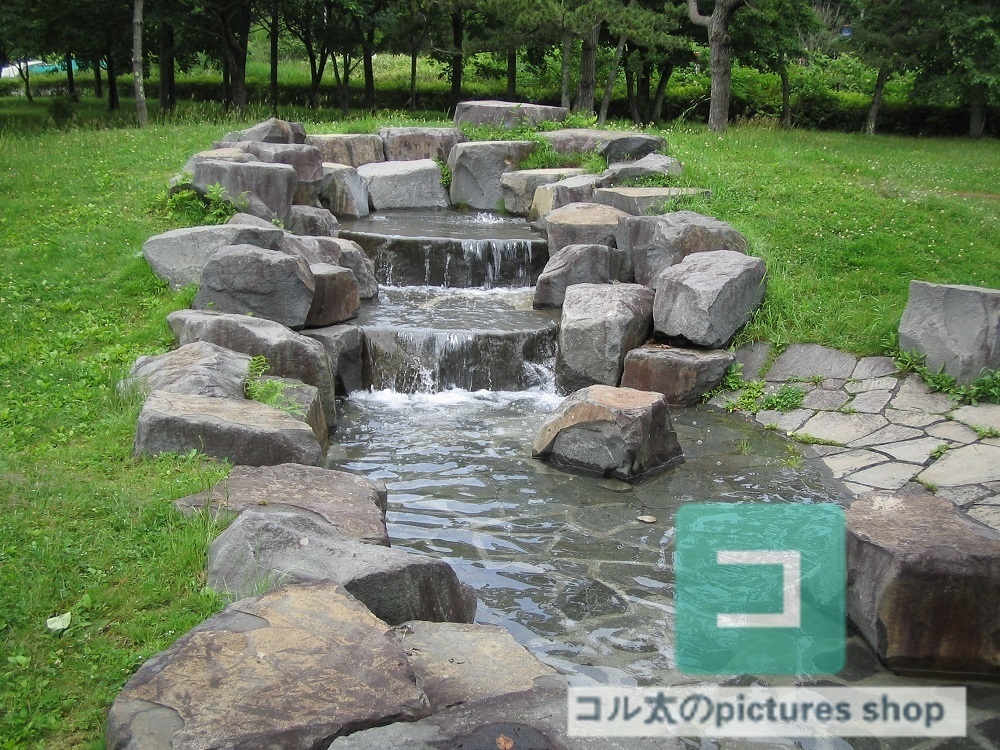 川のある風景②10枚・1セット
