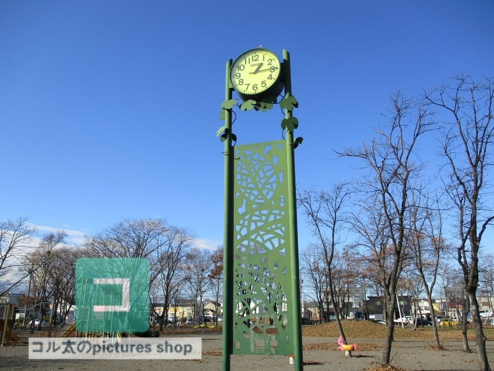 時計のある風景①10枚・1セット