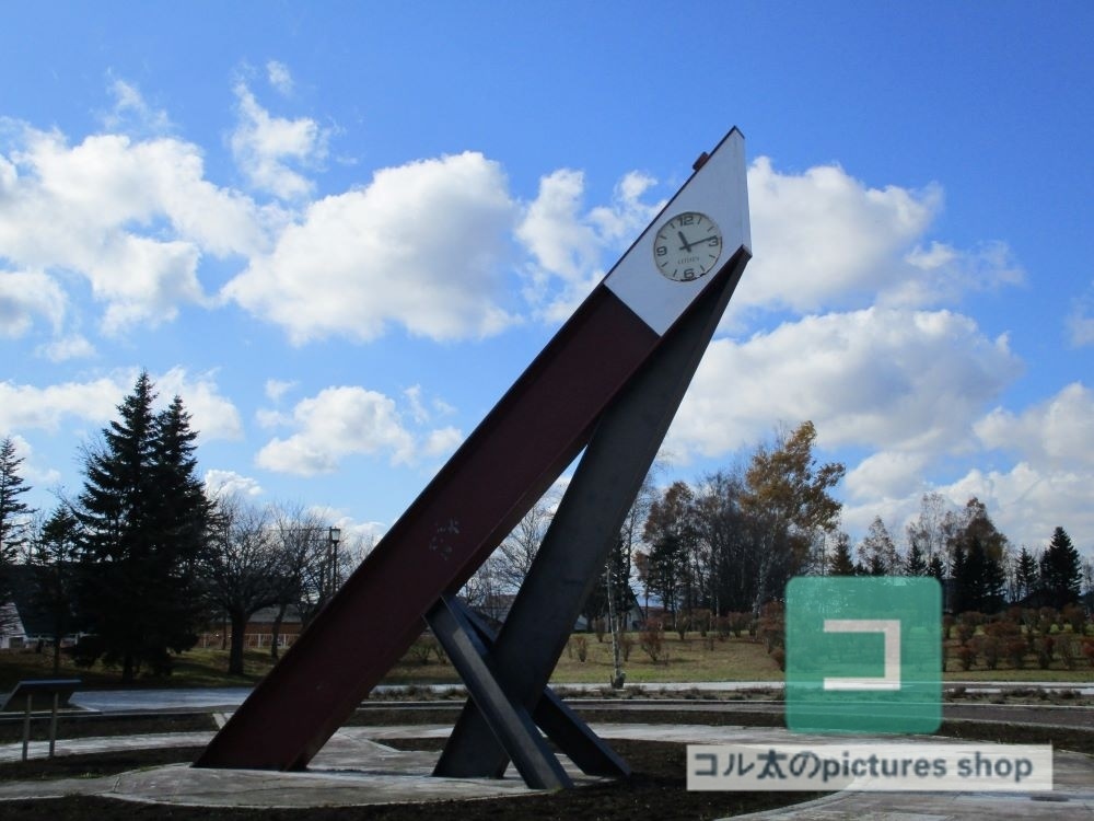 時計のある風景①10枚・1セット