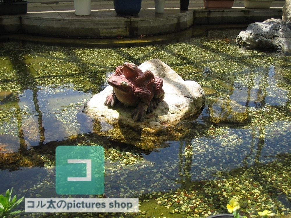 可愛いオブジェのある風景①10枚・1セット