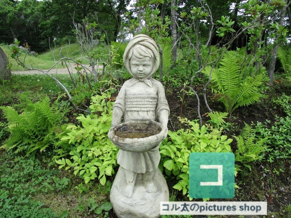 可愛いオブジェのある風景①10枚・1セット