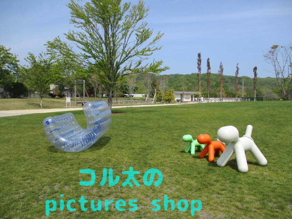 公園の風景(遊具)②10枚・1セット