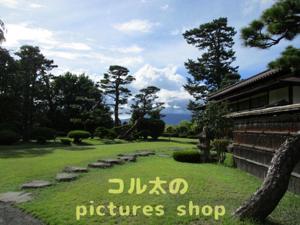 日本の城と庭園の風景10枚・1セット