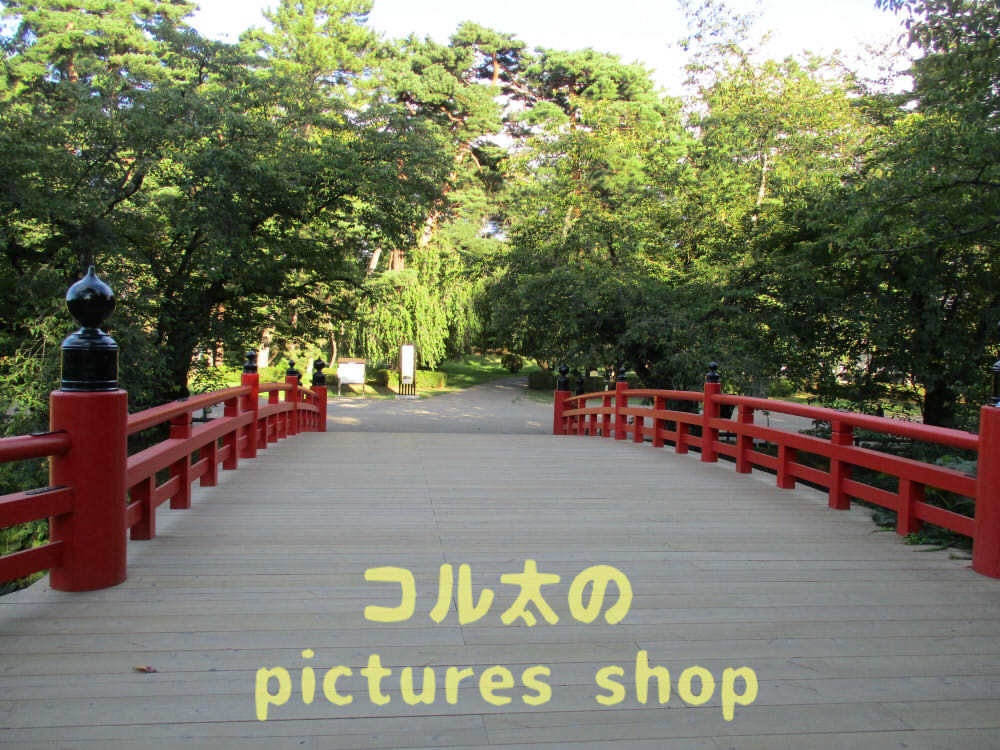 日本の城と庭園の風景10枚・1セット