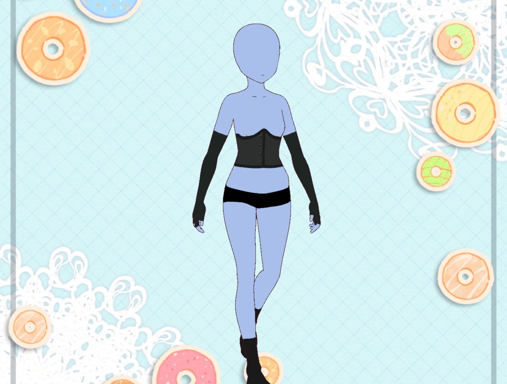 Corset and Gloves (inner top texture)