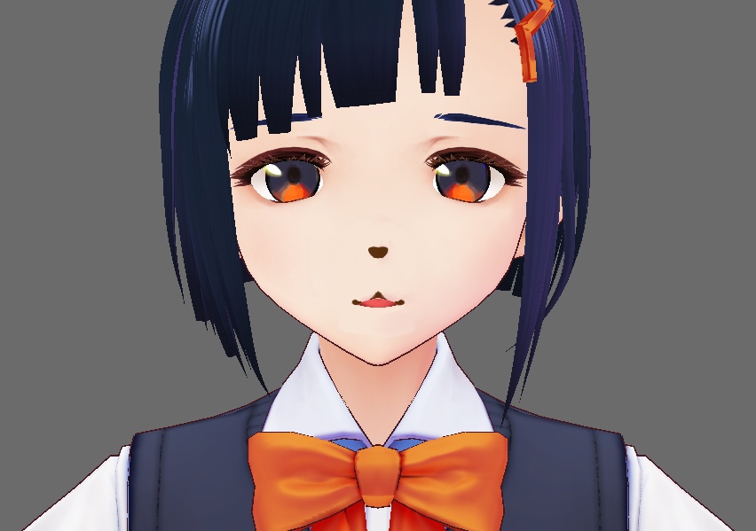 【VRoid用】フェイスペイント「犬」