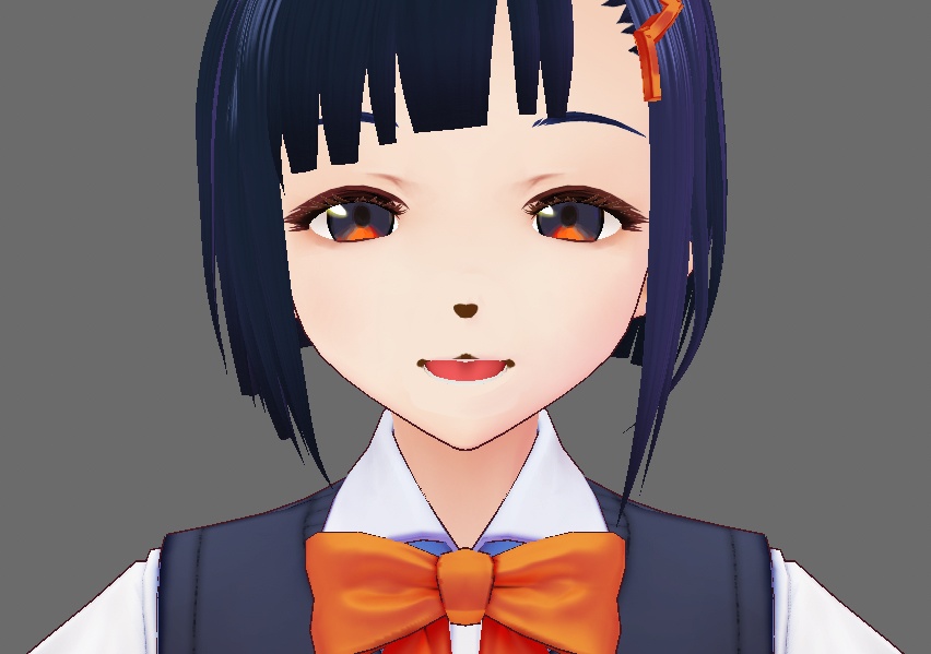 【VRoid用】フェイスペイント「犬」