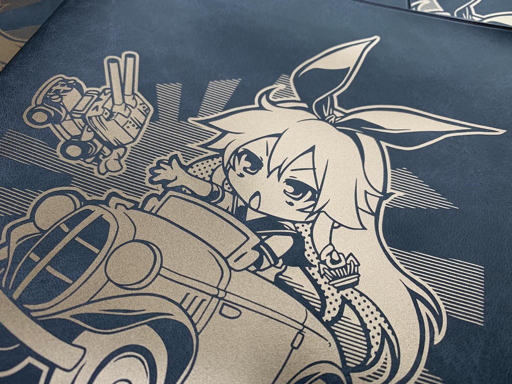 駆けっこしたい車検証入れ 改三 (生地色:ダークグレー)