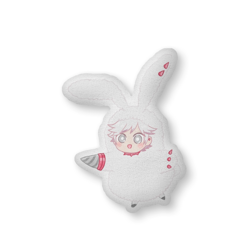 ふわもこクッション【ザクロ】