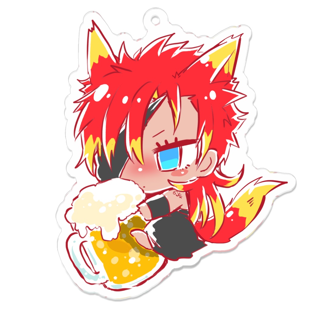 アクリルキーホルダー【がおムサ】