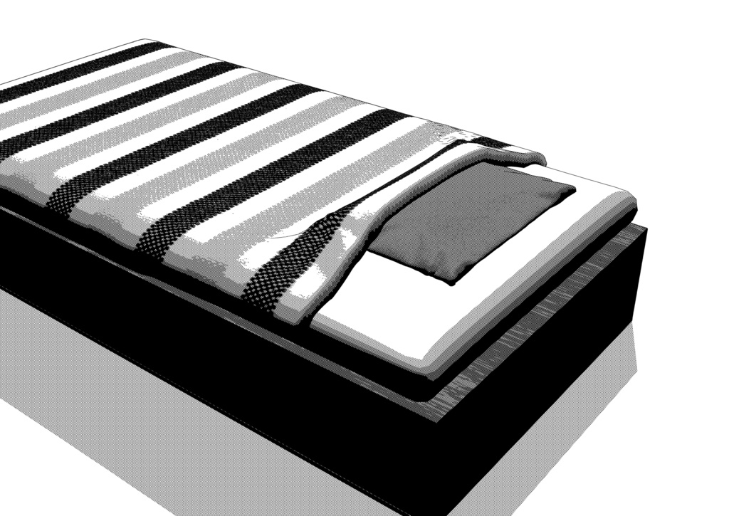 引き出し付き木製ベッド