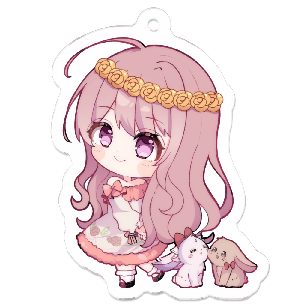 暁月はくアクキー