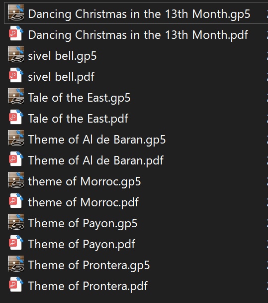 ラグナロクオンライン RO ソロギターアレンジTAB譜セット