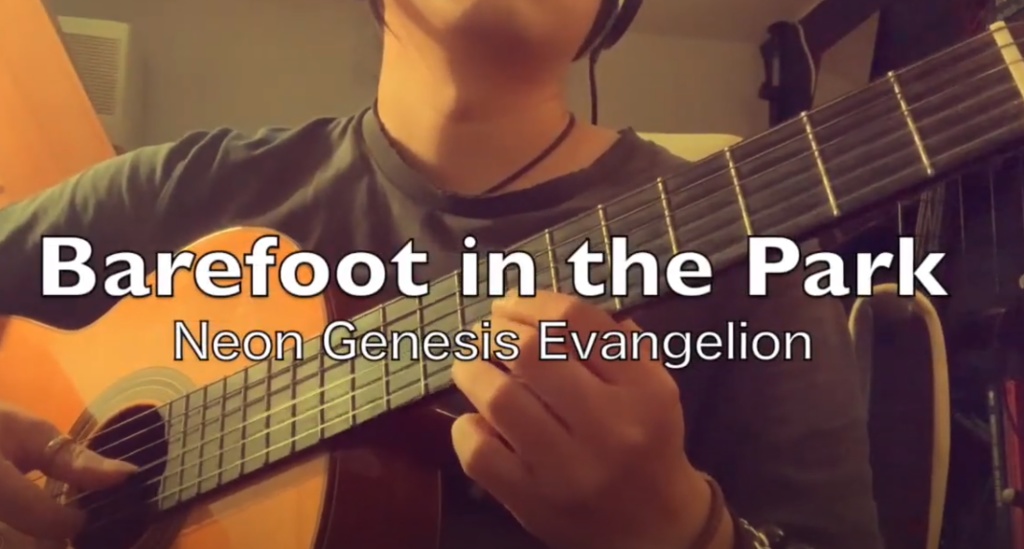 新世紀エヴァンゲリオンNeon Genesis Evangelion-Barefoot in the Park-Acoustic Guitar TAB譜