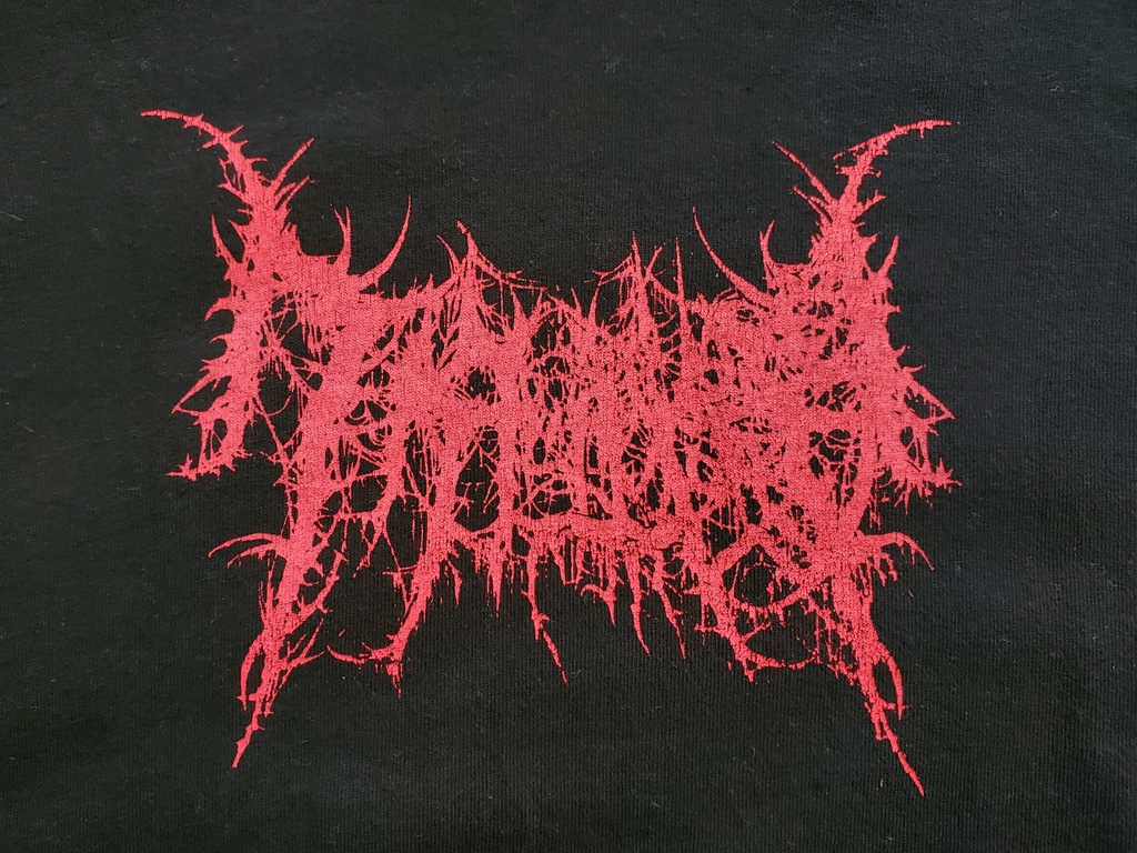 SOLD【赤】ケケケッロゴTシャツ(design by 金風呂タロウ)