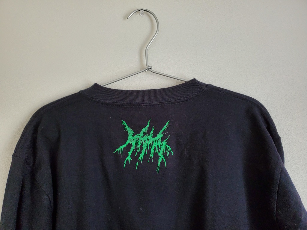 【蛍光緑】ケケケッロゴTシャツ(design by 金風呂タロウ) 受注生産