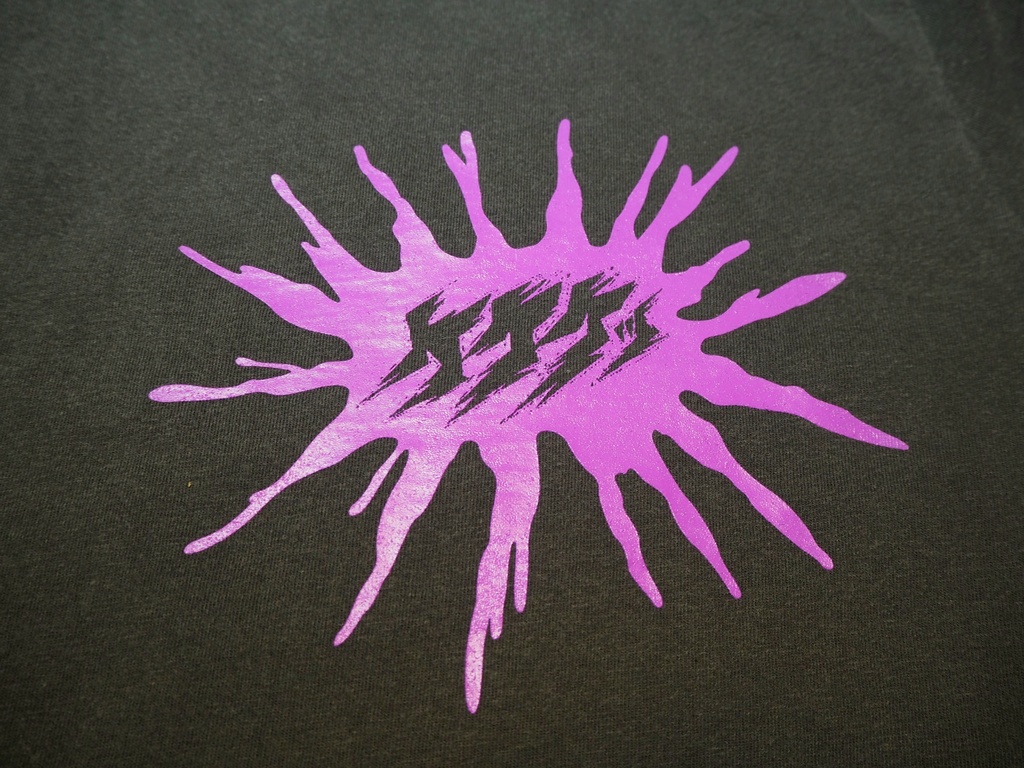 ケケケッ ロングスリーブTシャツ (ロゴ:崇山祟) シルクスクリーン