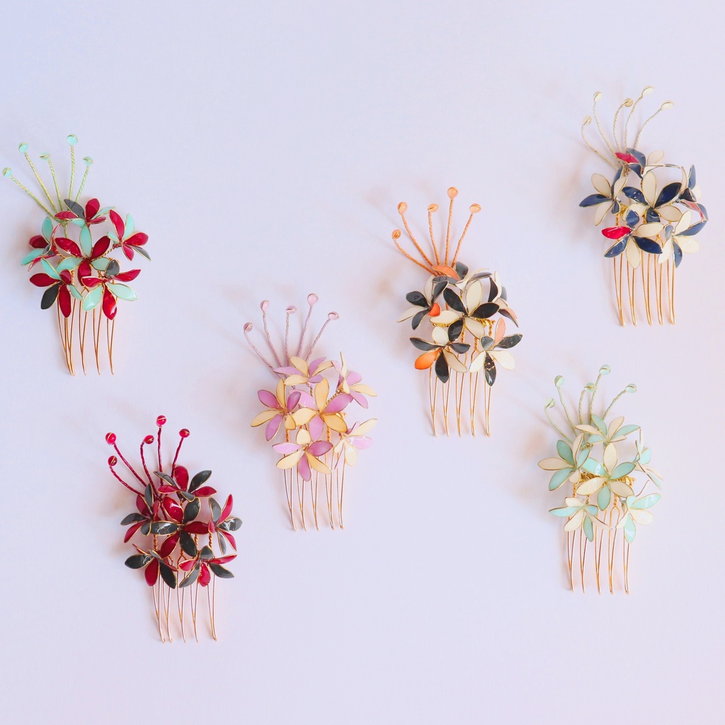 刀剣男士イメージ髪飾り ミニコーム4種類 自鳴琴 Booth