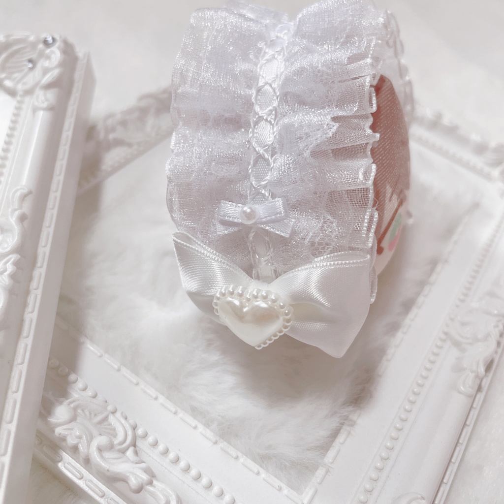 真っ白なヘッドドレス♡