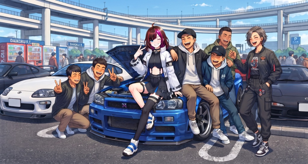 彩晴のあ（レースゲームのイメージ画像）