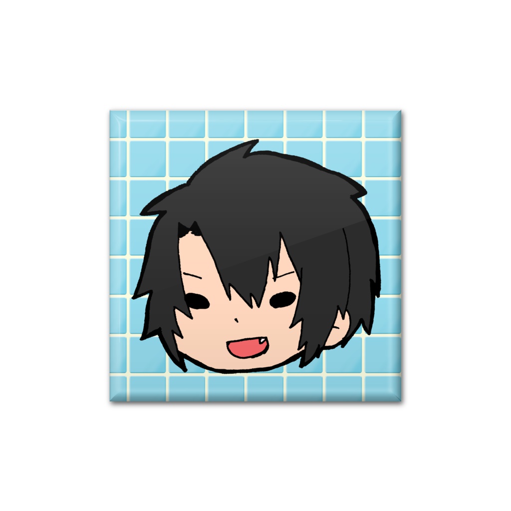 圭くん缶バッチ