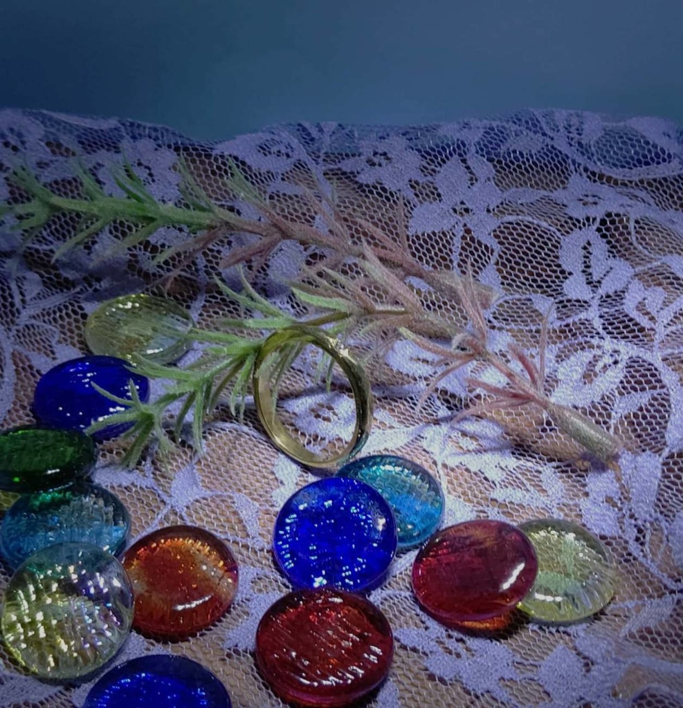 シンプルリング(#15石付)