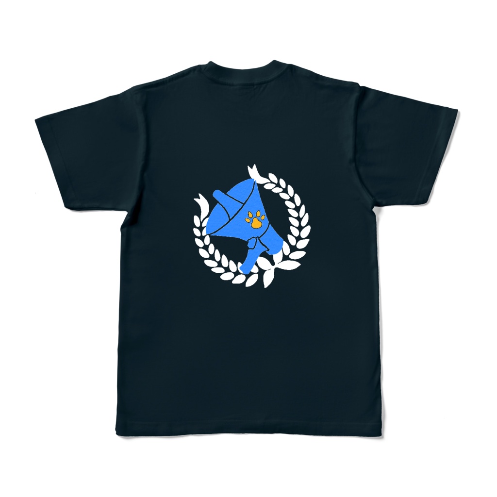 【非公式】栞葉るりイメージロゴTシャツ(ネイビー)