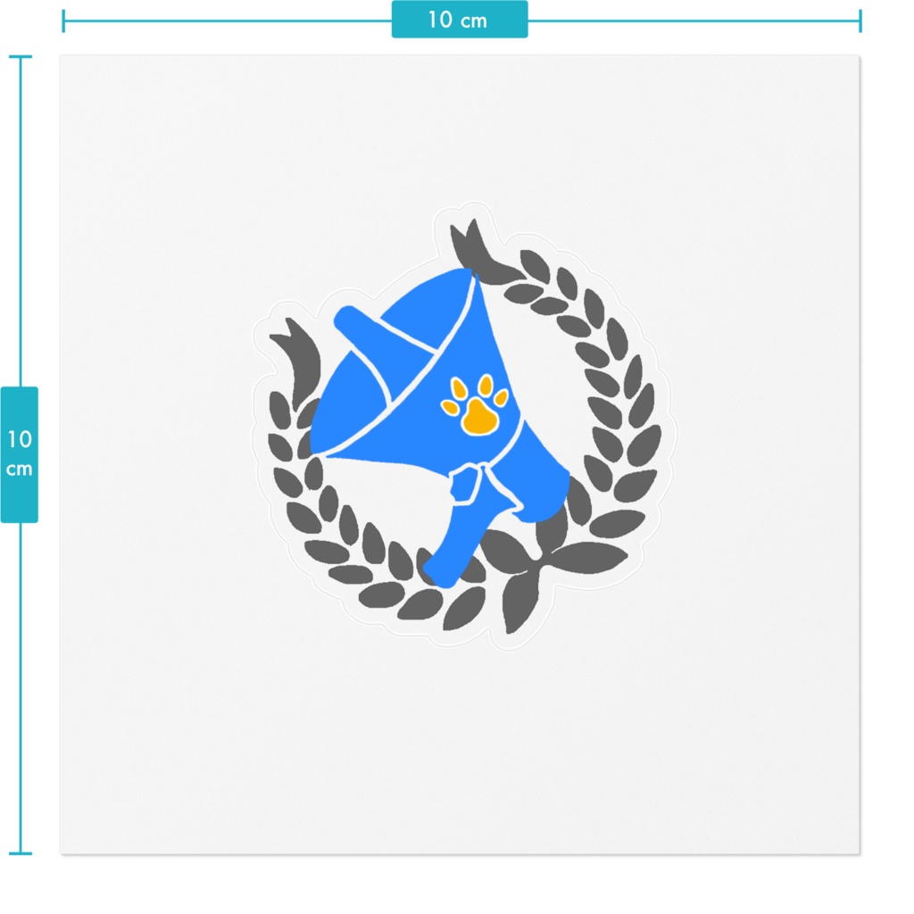 【非公式】栞葉るりイメージロゴクリアステッカー