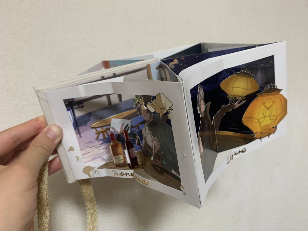 Travelog of Teywat(テイワット旅行記仕掛け絵本)