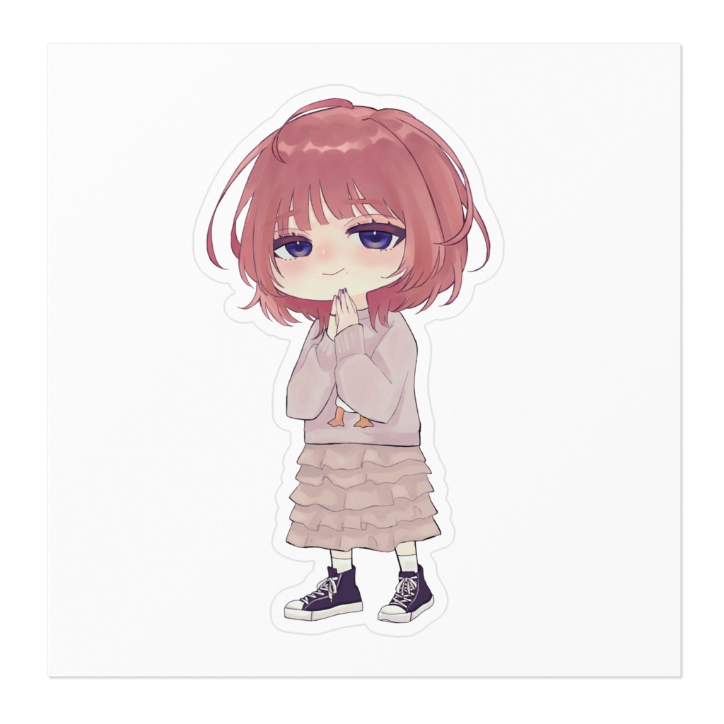 夜音-ステッカー(ちびキャラ)