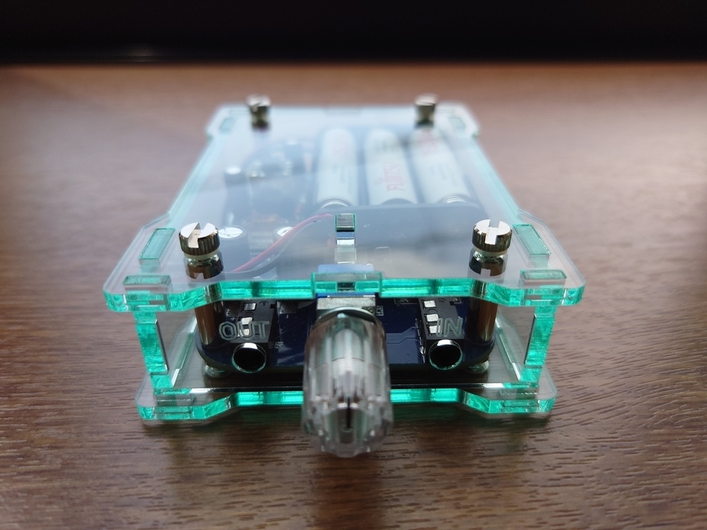 ヘッドホンアンプ 「VALKYRIE 1399」 Acrylic Enclosure
