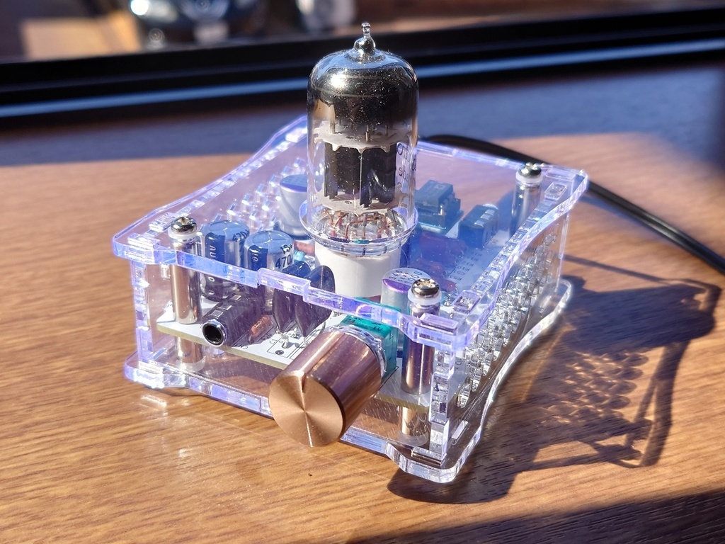 「0dB HyCAA Headphone Amp Rev.2」Acrylic Enclosure