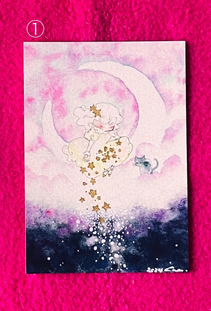 イラストカード(ほぼ原寸_B8サイズ)