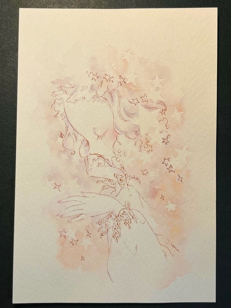 まだ覚めたくないな【フレームレス原画】