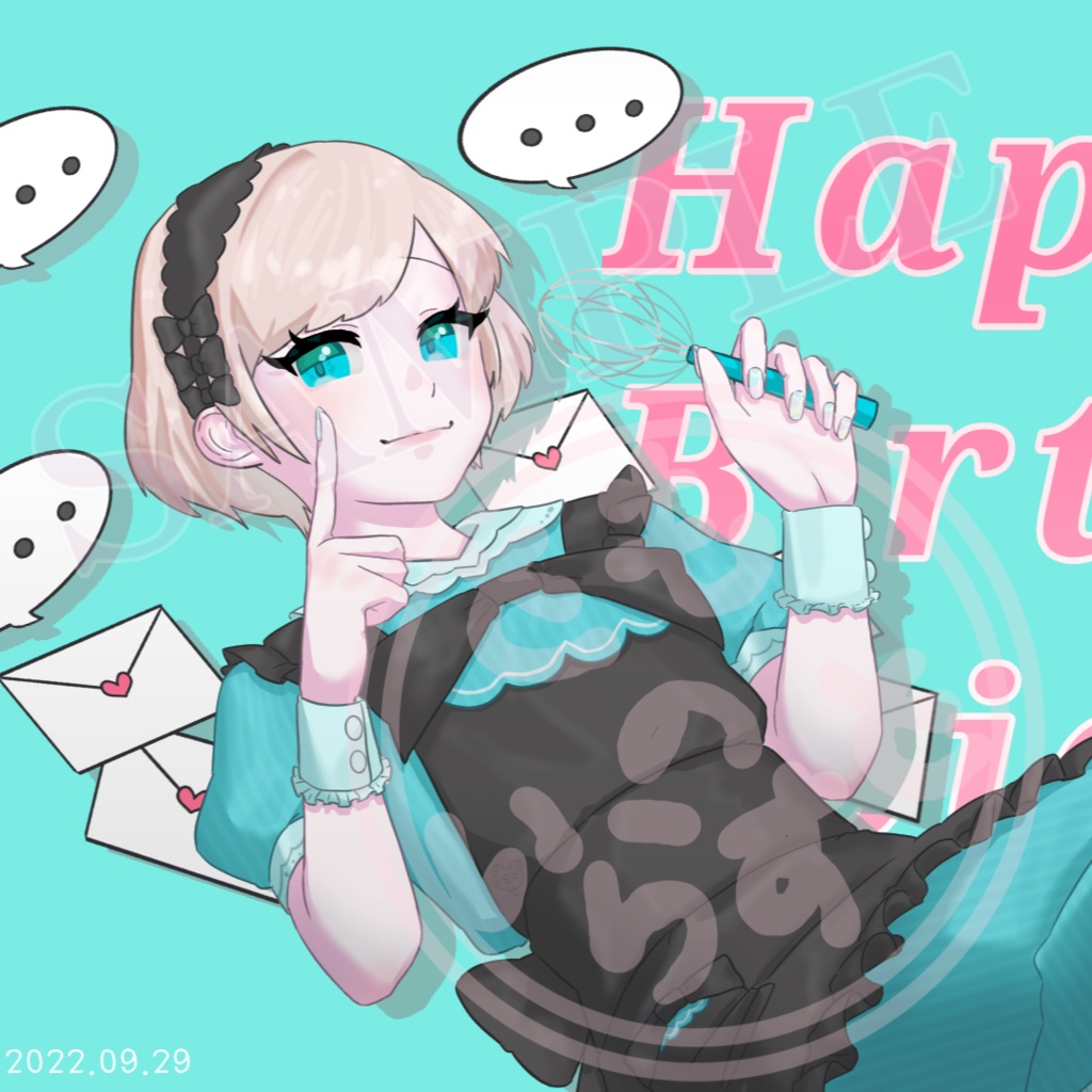 アクリルキーホルダー(ぽいどBIRTHDAY'22)