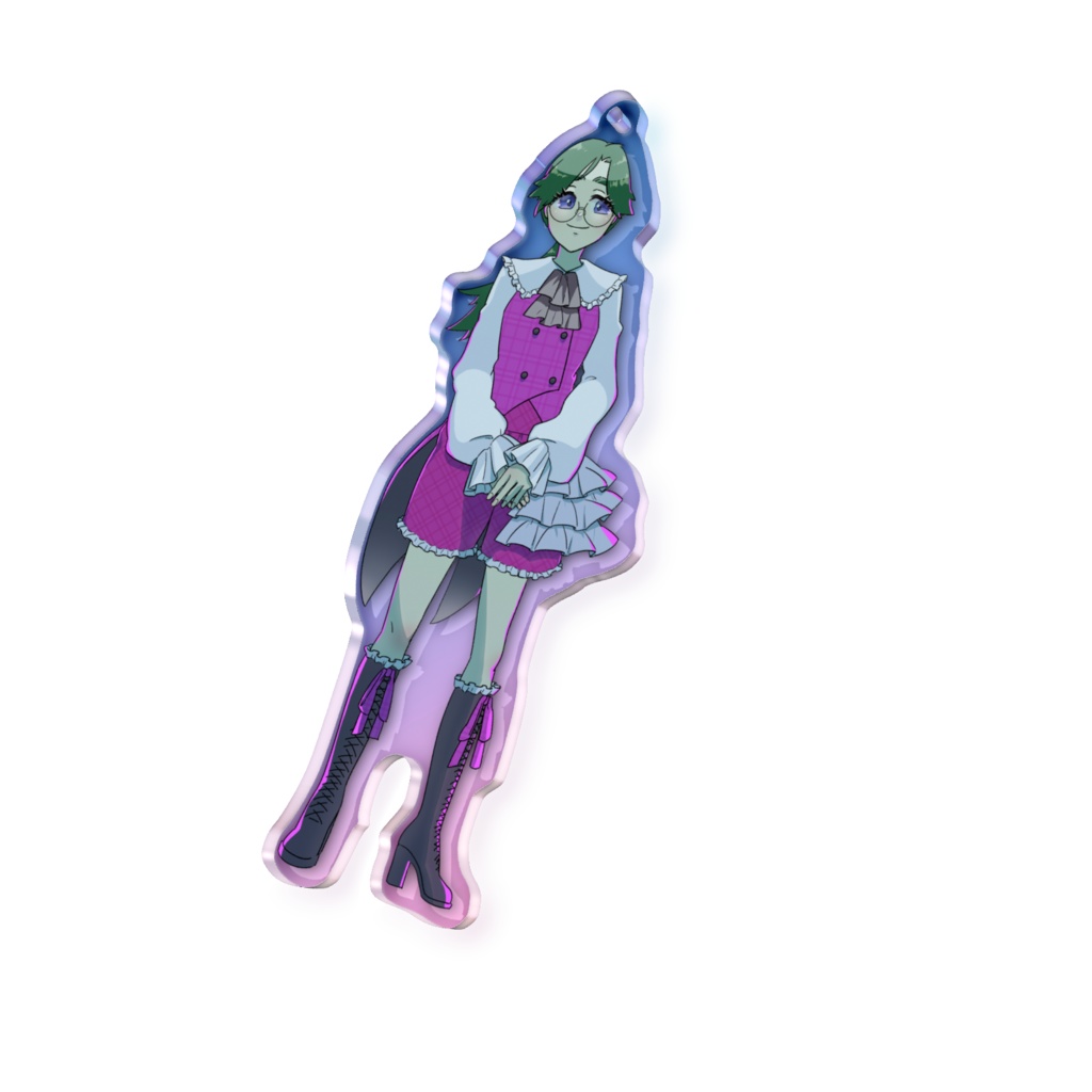 オーロラアクリルキーホルダー(事務員M/“IDOL” Collection)