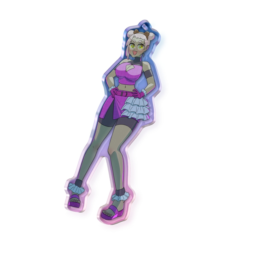 オーロラアクリルキーホルダー(☻とも☻/“IDOL” Collection)