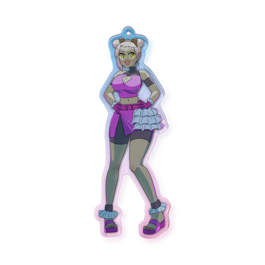 オーロラアクリルキーホルダー(☻とも☻/“IDOL” Collection)