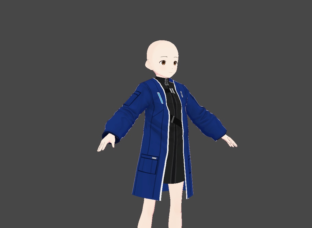 vroid用　バリの服のテクスチャ