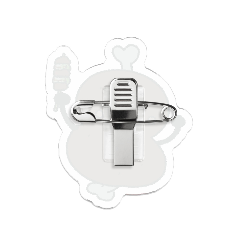 ニクモンアクリルバッジ