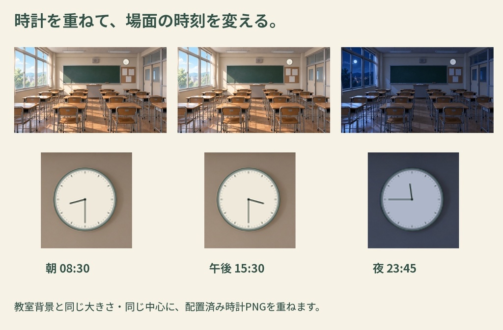 【ココフォリア/TRPG】学校シーン素材集|日常と異変【背景20点・PNG110ファイル】