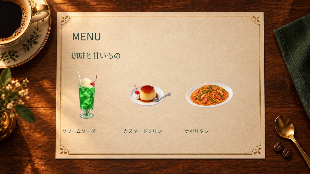 【ココフォリア素材】レトロ喫茶素材【1〜4PL・PNG51点】
