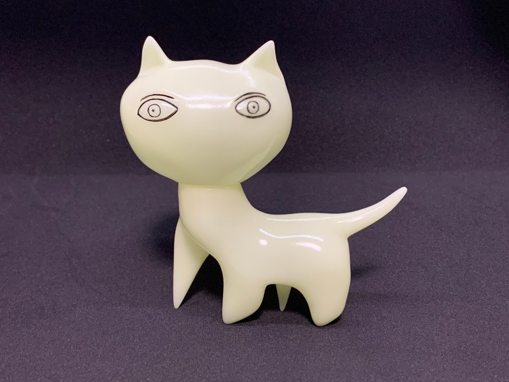 【蓄光】SCP-040-JP「ねこです」ソフビフィギュア