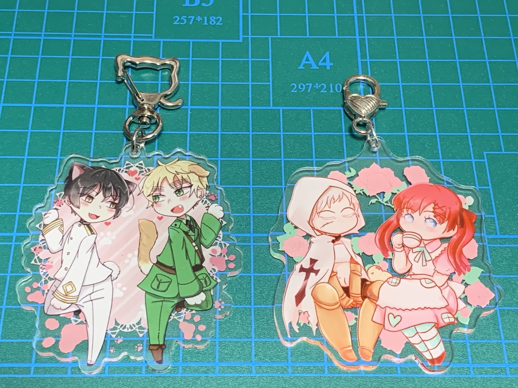 ２p ヘタリアアクリルキーホルダー Mainsummoner Booth