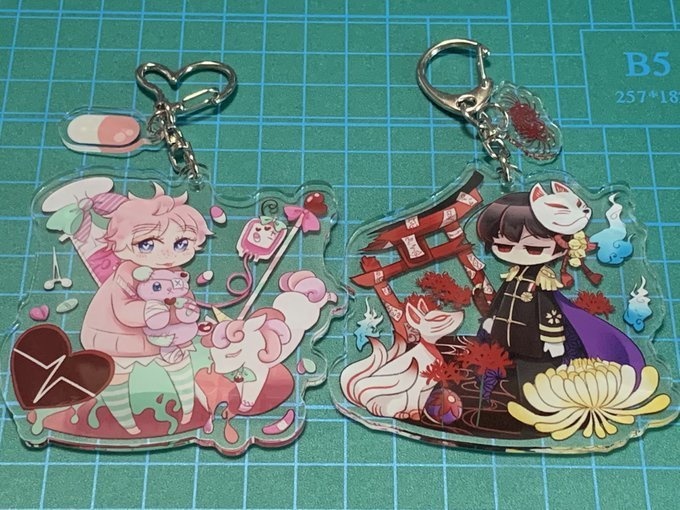 【2P】島国アクリルキーホルダー