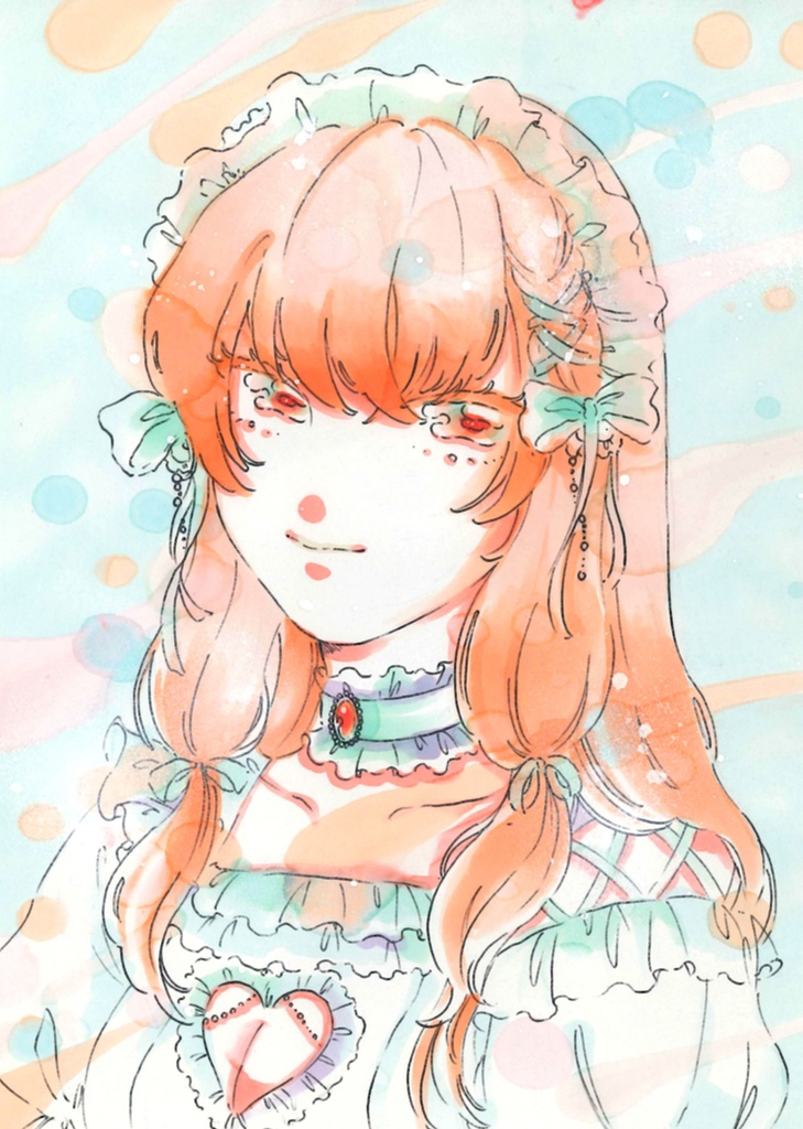 梅桐彩葉　ドローイング原画