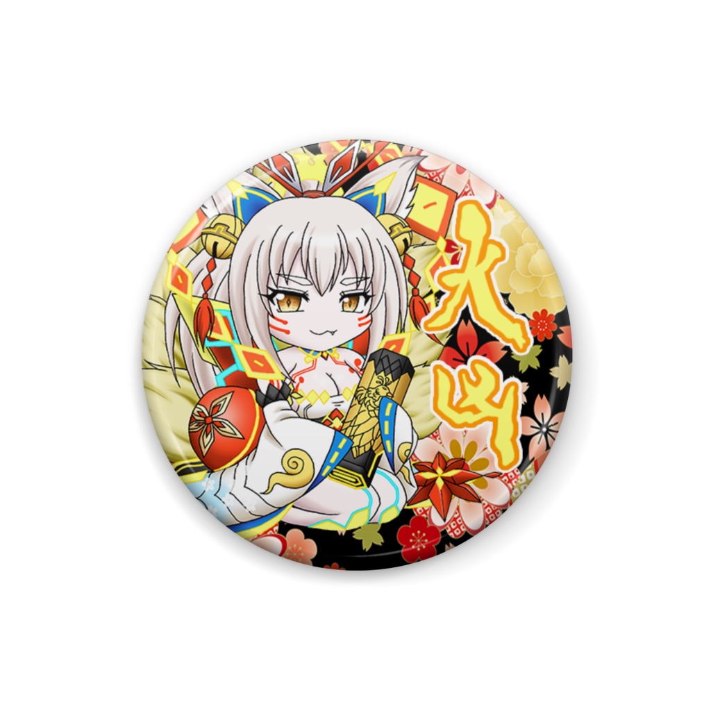 雷峰沙羅おみくじ缶バッジ・大凶